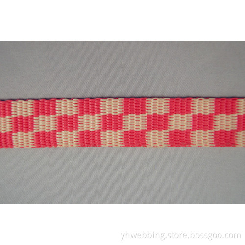 Red and White 100% Nylon Webbing